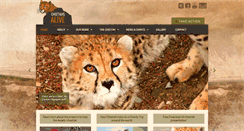 Desktop Screenshot of cheetahsalive.org